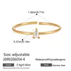 Anillo de Zircón Multicolor Jieding Acero de Titanio Sin Desvanecimiento Joyería para Manos Nicho de Gama Alta Accesorios Transfronterizos para Mujeres Acero Inoxidable Al Por Mayor