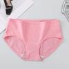 Calcinha feminina de cintura média plus size Algodão Confortável Respirável Nu Sense Algodão Virilha Barriga Quadril Cuecas Calcinhas Femininas