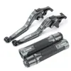 Aplicável para Yamaha FZ6R/N FZ6S FZ8 Alavancas de Freio e Embreagem Dobráveis Modificadas Manoplas de Guidão