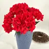 Flores de Hortensia Artificiales para Bodas, Flores de Hortensia de 5 Ramas para Ceremonia de Boda, Flores Artificiales para Arreglos de Piso, Decoraciones de Pared y Arreglos Florales