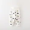 Pantalones Cálidos para Bebé Estilo Otoño e Invierno Pantalones Ligeros Acolchados para Bebés y Niños Pequeños Cintura Alta Protección de la Barriga Algodón de Aire Pantalones de Otoño para Niños y Niñas Estilo Nuevo