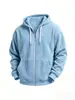 Chaqueta con capucha y cremallera de manga larga de pana para otoño e invierno, estilo europeo y americano, para hombre, casual, holgada, ropa para hombre, sudadera con capucha