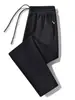 Pantalones Casuales Talla Grande Hombre Primavera Otoño 2026 Nuevos Estilo Japonés Modernos Sueltos Adelgazantes Deportivos Pierna Recta Largos Ropa de Hombre