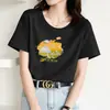 Camiseta popular de manga curta feminina da Lightning Warehouse, camisa base branca casual de verão, estilo ins versão coreana, top moderno plus size