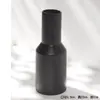 Vaso Minimalista Nórdico Criativo de Cerâmica Preta para Flores Secas Decoração de Arranjo de Flores para Mesa de Casa Sala de Estar Recipiente Hidropônico para Flores