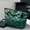 Nova Bolsa de Roupas de Algodão Feminina 2025 Grande Capacidade Casual Leve Bolsa Tote Moda Casual para o Dia a Dia Portátil Bolsa de Ombro
