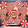 Nuevos adornos navideños transfronterizos, bolas navideñas, dulces, muletas, colgantes para árbol de Navidad, decoraciones para jardín y césped para interiores y exteriores.