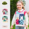 Suéter Tesoro Casual de Moda de Dibujos Animados para Hombre y Mujer Primavera Nuevo 2025 Chaleco de Punto Jacquard de Dinosaurio
