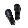 Zapatos Planos de Piel Suave 2025 Otoño e Invierno Nuevos Versátiles Retro Slip-On con Suelas Suaves