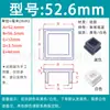 Tapón Cuadrado de Silicona Suave, Tapa Cuadrada, Tapón para Agujero de Tubo Cuadrado, Tapón de Goma, Tapón Sellador a Prueba de Polvo, Cubierta Amortiguadora para Tubo Cuadrado