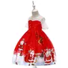 Vestido Navideño para Niños Papá Noel Copo de Nieve Ciervo Dibujos Animados Disfraz Vestido Navideño Disfraz de Performance para Niños