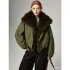 2026 Invierno Nuevo Estilo Coreano Abrigo de Piel Finlandesa para Mujer Corto Clásico Joven y Elegante Chaqueta de Algodón Versátil Moda Ropa de Algodón