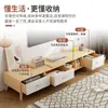 Mueble de TV para apartamentos pequeños, mueble de almacenamiento, mueble de pared moderno minimalista para el hogar, mueble de TV retráctil nórdico, mueble de suelo