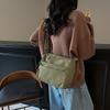 Moda Transfronteiriça Simples Casual Versátil Bolsa de Ombro 2025 Nova Leve Cor Sólida Bolsa Transversal Pequena para o Dia a Dia