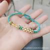 Original DIY este ano pulseira de corda vermelha feita à mão corda vermelha vento nacional fricção manual algodão pulseira fábrica atacado direto
