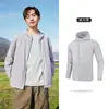 Ropa de Protección Solar 361 para Hombre Otoño e Invierno 2026 Chaqueta Deportiva Transpirable de Seda de Hielo Ropa de Pesca Ropa para Ciclismo al Aire Libre Protección Solar Seda de Hielo
