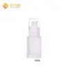 Botella Redonda de Vidrio Esmerilado de 30 ml para Base de Maquillaje, Crema Aislante, Emulsión, Botella de Agua, Botella de Leche, Material de Empaque Cosmético