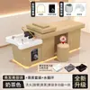 Cama de Lavado de Cabello para Barberías de Exportación Transfronteriza, Cama de Vapor con Circulación de Agua Especializada con Calentador de Agua, Cama Todo en Uno para Masaje de Belleza y Limpieza de Oídos