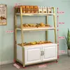 Balcão Ilha Expositores para Bolos de Padaria Vitrine Expositora Multicamadas Prateleiras para Panificação Supermercado Estilo Celebridade da Internet
