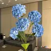 Flor de Hortensia de Caramelo de 5 Cabezas, Rama Única Estilo Coreano, Flor Artificial de Boda, Decoración de Flores Artificiales, Arreglo Floral, Diseño de Escena de Hotel