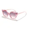 Óculos de Sol Raine Kids com Lantejoulas Finas Irregulares e Armação Olho de Gato Cor Doce de Bebê Fofo para Uso Externo com Proteção UV
