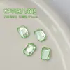 Rhinestones Octagonales Planos K9 para Uñas, Rhinestones Rectangulares de Colores Brillantes de Moda, Decoraciones para Uñas Desgastables de Alta Calidad que No se Desvanecen