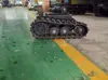 Ensamblaje de Chasis Pequeño con Orugas para Robots de Larga Duración, Adecuado para Uso en Proyecto de Graduación