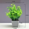 Punto Nuevo Bonsái Plantas de Decoración para el Hogar Pequeños Adornos Flores Artificiales Plantas Verdes Plantas en Maceta Flores Artificiales Fábrica Venta al Por Mayor