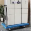 Carrinho pequeno de puxar com a mão, dobrável, leve, portátil, plataforma para transportar mercadorias, carrinho de compras, carrinho pequeno para buscar encomendas