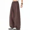 Pantalones de hombre de estilo 'old money', modernos y versátiles, color liso, moda para exteriores, deportivos, juveniles, casuales.