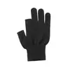 Guantes de pesca protectores para recoger té de dedos abiertos finos, medio dedo para empacar, clasificar, sub-dedo, nylon, protección solar, alta elasticidad, transpirables