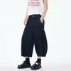 Versátiles Pantalones Cortos de Mezclilla Lavada Estilo Retro Americano para Hombre, Nuevo Estilo High Street Verano 2025, Corte Holgado, Largo de Siete Puntos