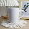 Caneca de Cerâmica Personalizada com LOGO Impresso Branca Funil Cônica Simples Copo de Presente Publicitário Copo Personalizado para Leite e Café
