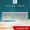 ABS plástico aço central ar condicionado saída de ar à prova de chuva Grelha de saída de ar de moldura larga tipo saída de ar