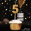 Decoración de pastel de Año Nuevo 2024 fiesta navideña celebridad de internet vela digital cumpleaños tarjeta de feliz año nuevo enchufe para vestir