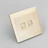 Tomada de parede dupla para computador tipo 86 embutida tomada de parede dupla para computador tomada de rede dupla