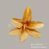 Cabeças de Flores de Lírio Mini Artificiais, Kit de Material de Flor para Grampo de Cabelo DIY de Orquídea, Acessórios para Presente Atacado