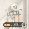 Gancho de Ventosa de Acero Inoxidable Sin Taladro Uso Doméstico Gancho Adhesivo Fuerte Detrás de la Puerta Ropa Sombrero Colgador de Almacenamiento en Pared de Cocina Venta al por Mayor