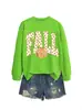 Transfronterizo Talla europea Amazon eBay sitio independiente casual versátil elegante mujer OTOÑO lunares letra mariposa