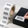 Pegatinas de código de barras de vinilo adhesivo hechas a medida, disponibles en acabados mate y brillante, resistentes al agua y a los rayos UV, en formato de rollo