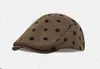 Boina Octogonal Retro Británica Marrón para Mujer Transpirable de Cuero PU para Primavera y Otoño Sombrero de Pintor Tejido Marrón para Invierno