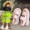 Sapatos para Meninas Sandálias Esportivas Infantis Novo Estilo de Verão 2025 Crianças Maiores Meninas Solado Macio Praia Meninos'