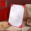 Cubierta de Certificado de Honor de Mesa de una Sola Página A4 Perlada, Carta de Nombramiento, Carta de Autorización, Regalo de Graduación, Páginas Interiores y Marco Exterior