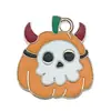 Transfronterizo 125 Goteo de aceite Fantasma de Halloween Calavera Murciélago Muerte Colgante DIY Pulsera Llavero Colgante de Joyería
