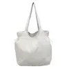 Bolso de Hombro Ligero y Casual para Viajes 2025 Nuevo Transfronterizo Bolso de Mano para Mujer Bolso Tote con Diseño de Cordón de Moda