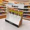 Expositor de Bateria para Balcão de Caixa, Suporte de Exposição para Produtos de Chiclete e Lanches, Caixa de Exposição de Papel para Mesa, Fornecimento Direto do Fabricante