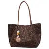 Bolso Tote Estampado de Leopardo Ruien para Mujer 2026 Nuevo Bolso de Hombro de Gran Capacidad para el Trabajo Estilo Coreano Moda Bolso de Mano Tendencia