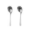 Elegante Cuchara Pública de Acero Inoxidable 304 Cuchara de Concha Martillada Engrosada Cuchara Doméstica Suministros para Hotel de Alta Gama Cuchara para Servir