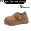 Piel Genuina Suela Gruesa Súper Suave Cobertura Total Zapatos Birkenstock para Mujer Otoño 2026 Nuevos Zapatos Versátiles Zapatos para Mujer Mocasines Planos