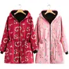 Blusa de Veludo Grossa de Manga Longa Estilo Outono e Inverno, Roupa Protetora Anti-Sujeira e Resistente a Manchas, Roupa de Trabalho para Catering, Roupas de Trabalho, Mulheres Quentes